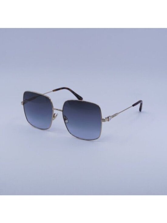 Jimmy Choo LILI/S 0000 GB Sunglasses Rose Gold Square Frame, Grey Lenses main image 6